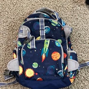 Pottery barn kids space backpack (vehicle pencil bag included)